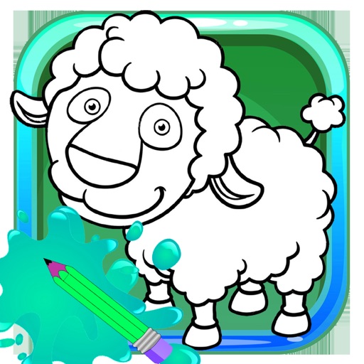 Sheep Painting For Kid iOS App