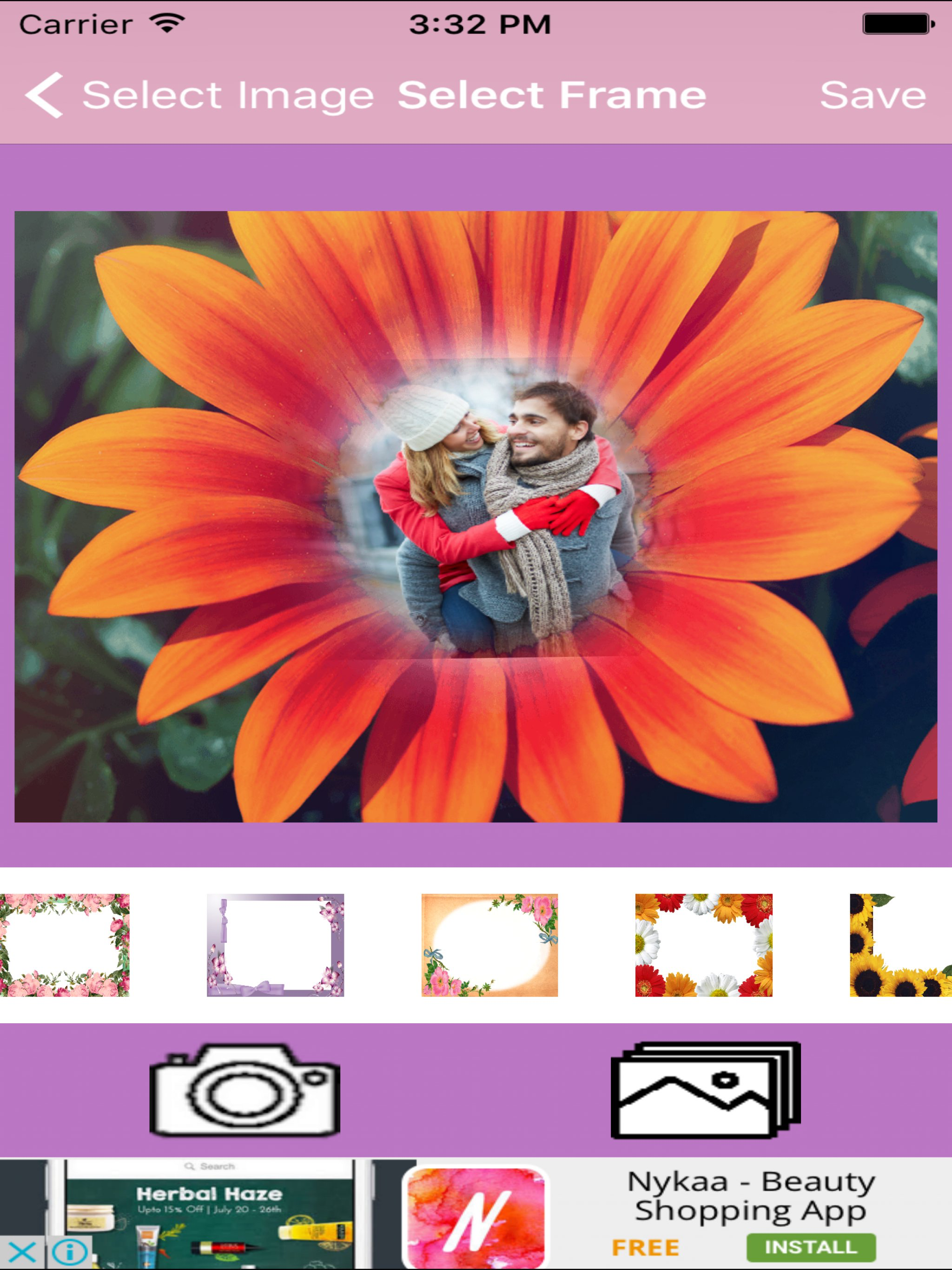 Flower Photo Frame And Pic Collage screenshot 4