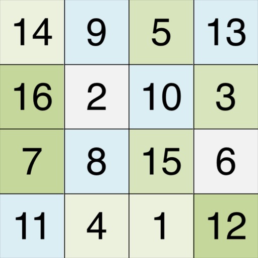 Schulte table by Aleksandr Shevchenko
