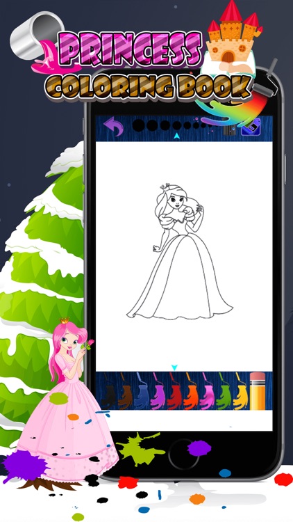 princess kissing : paint games for boys & girls screenshot-4