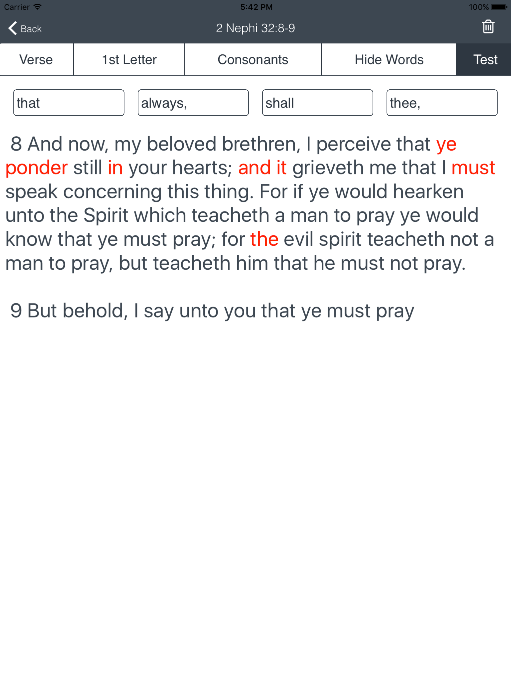 LDS Scripture Power Memorization