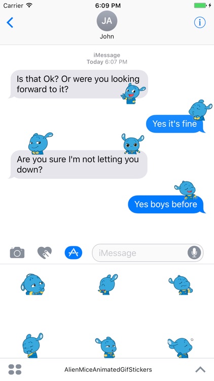 Alien Mice - Animated Gif Stickers