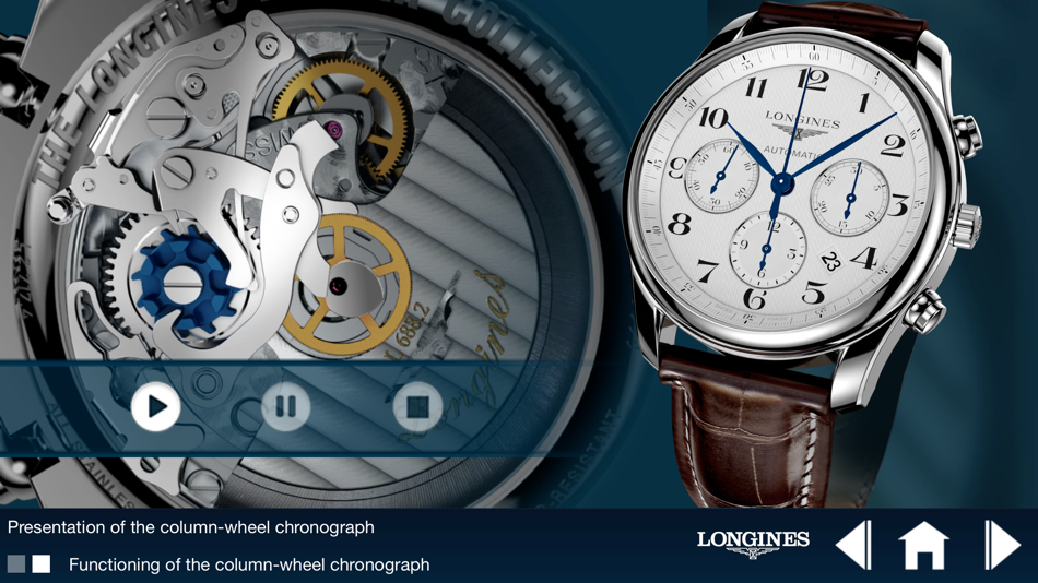 #3. LONGINES COLUMN-WHEEL CHRONOGRAPH (iOS) 由: Compagnie des Montres Longines Francillon SA