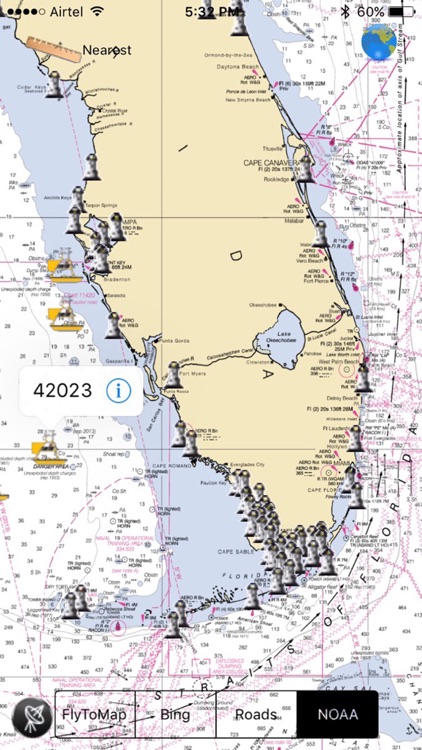 NOAA buoys stations & ships tides & wind with GPS