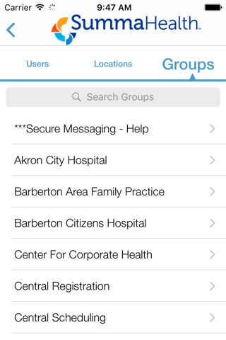 Summa Secure Messaging screenshot 3