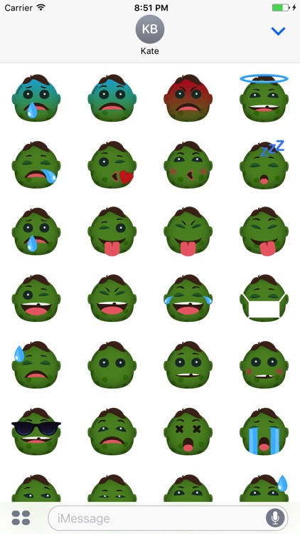 ZombieMoji - Stickers of the Dead