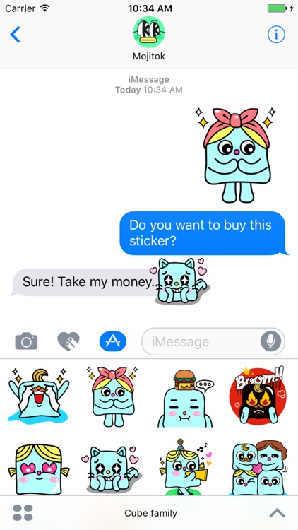 Cube Family Stickers