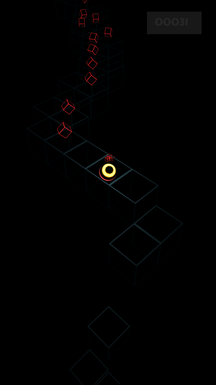 Neon Ball On The Wall