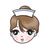 Big Eyes Nurse stickers by wenpei