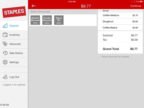 Staples Mobile Register Pro screenshot 4