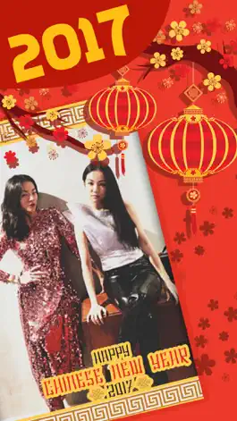 Game screenshot Chinese New Year Photo Frames – Sticker Camera apk