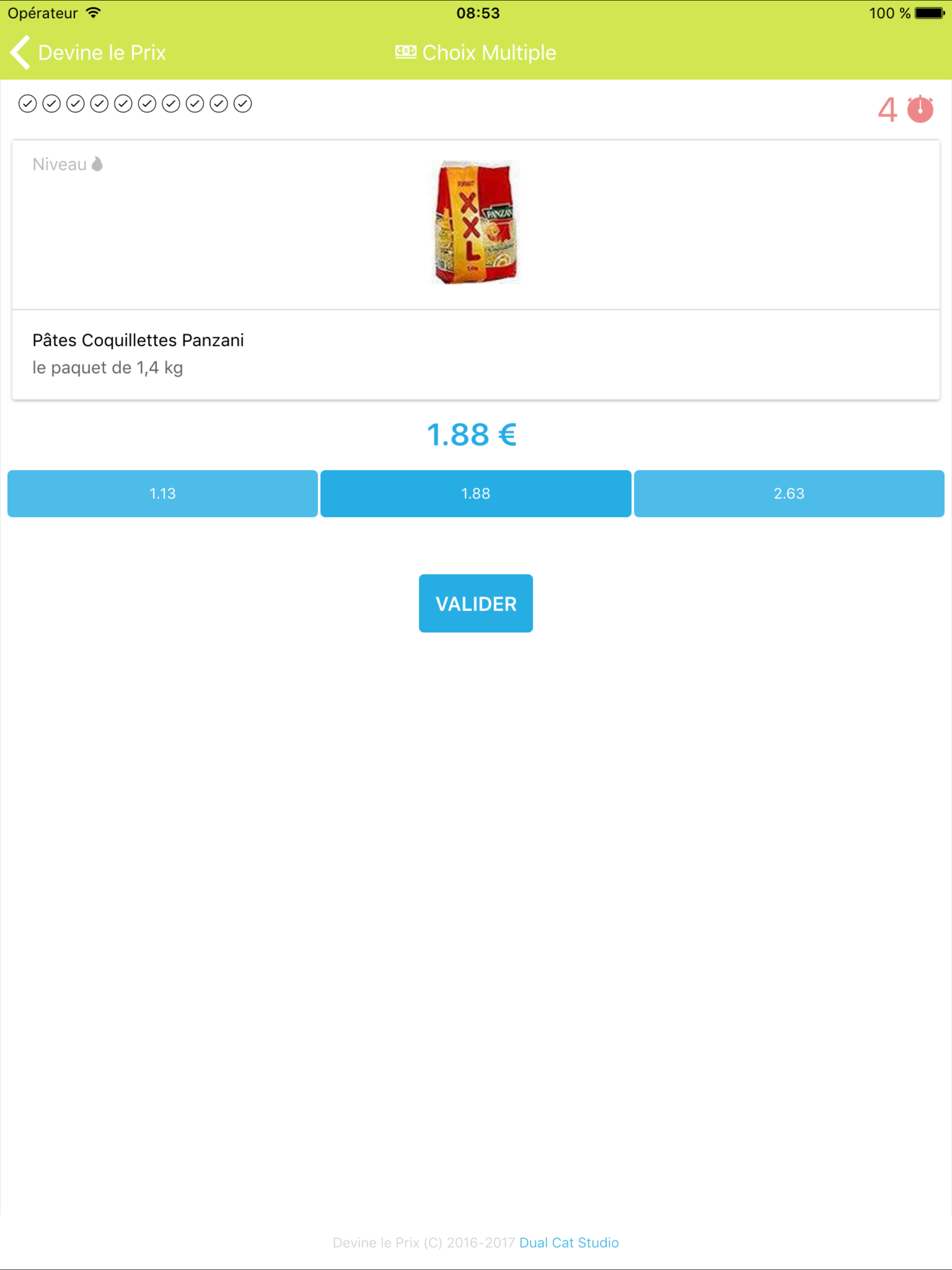 Devine le prix