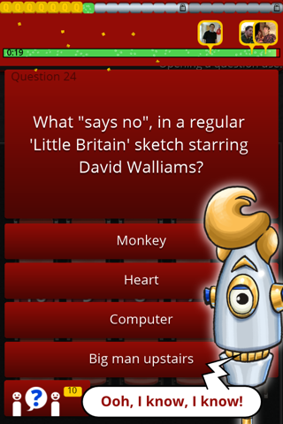 QuizTix: BBC Comedy Genius Quiz screenshot 2