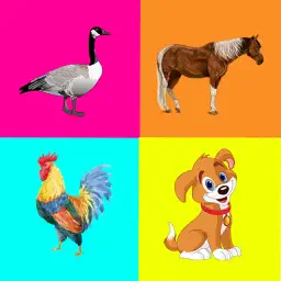 Farm Animals - Kids Learning Matching Game app icon