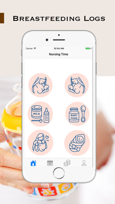 Screenshot #1 pour Journal d'allaitement rapide - Baby Nursing Time