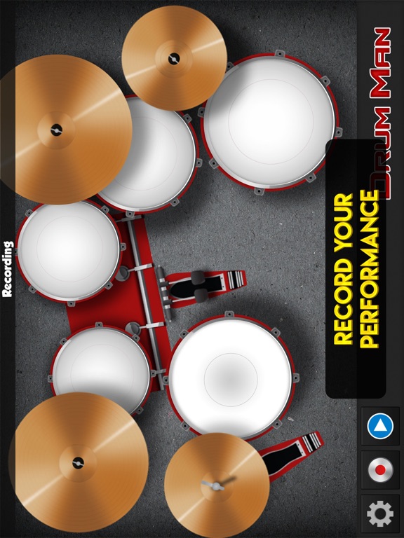 Screenshot #4 for Drum Man - Play Drums, Tap Beats & Make Cool Music