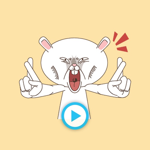 Creepy Bunny - Animated GIF Stickers icon