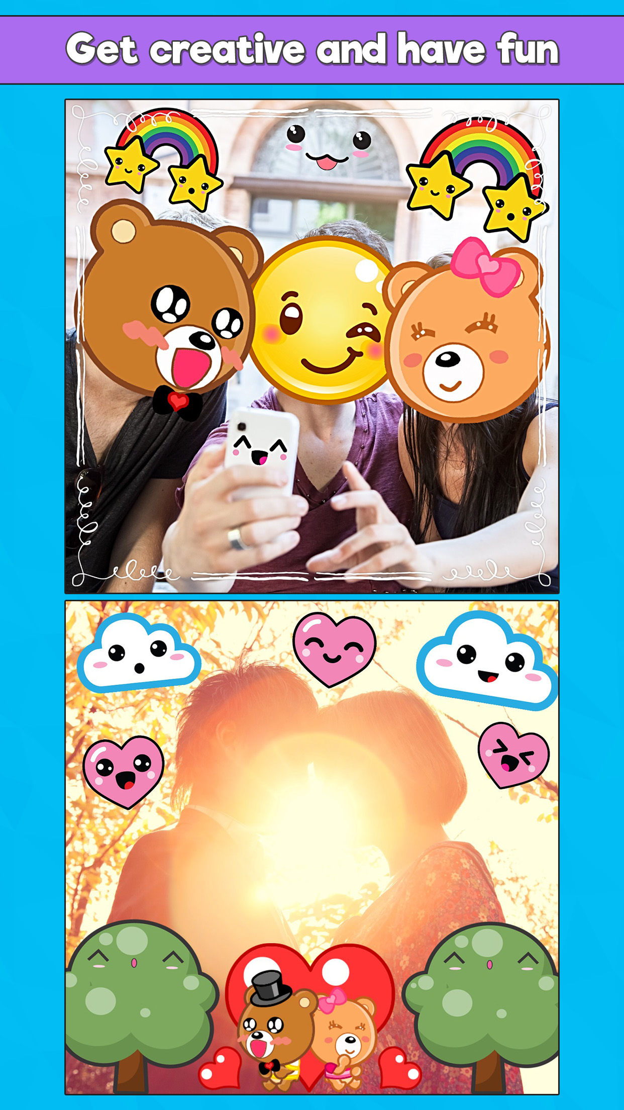 Kawaii Photo Booth - Cute Sticker & Picture Editor