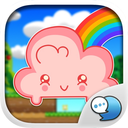 Cloud Sticker Emoji Keyboard Theme ChatStick icon