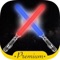 Simulator of lightsabers with sound effects