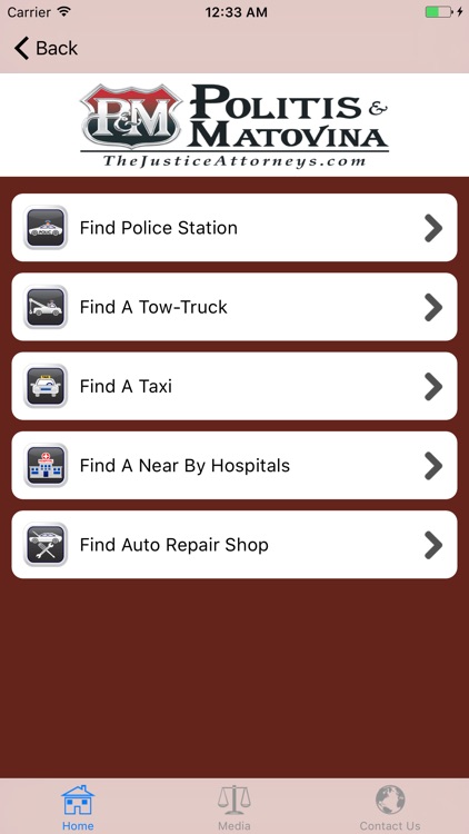 Politis & Matovina Personal Injury Help App
