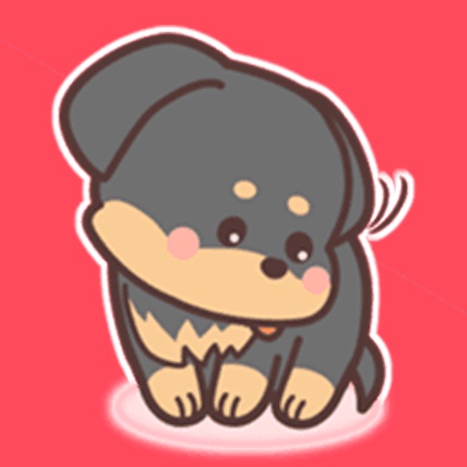 Lovely Puppy Stickers icon