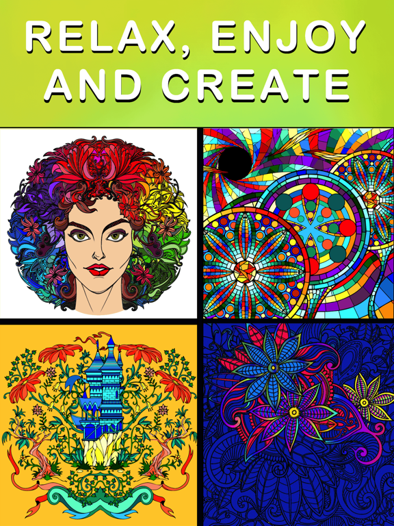 Screenshot #4 pour Colorpeutic: Adult Coloring Book, Deep Relaxation