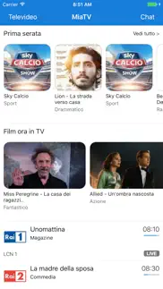 miatv - guida canali tv iphone capturas de pantalla 1