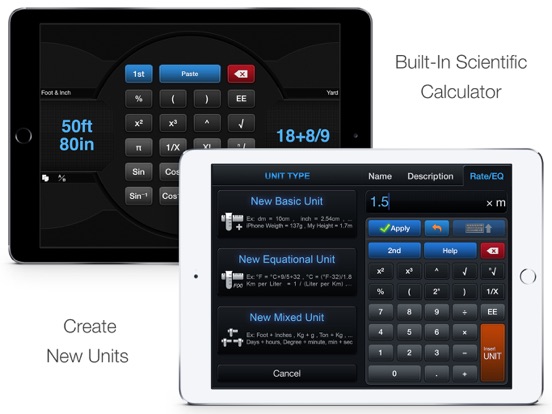 Unit Converter ∞ iPad app afbeelding 4