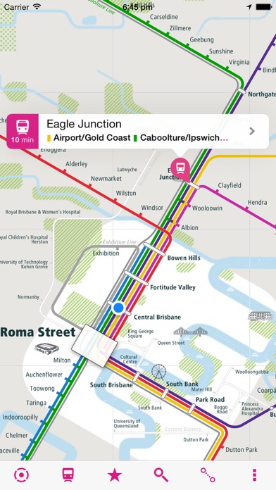 Screenshot #1 pour Brisbane Rail Map Lite