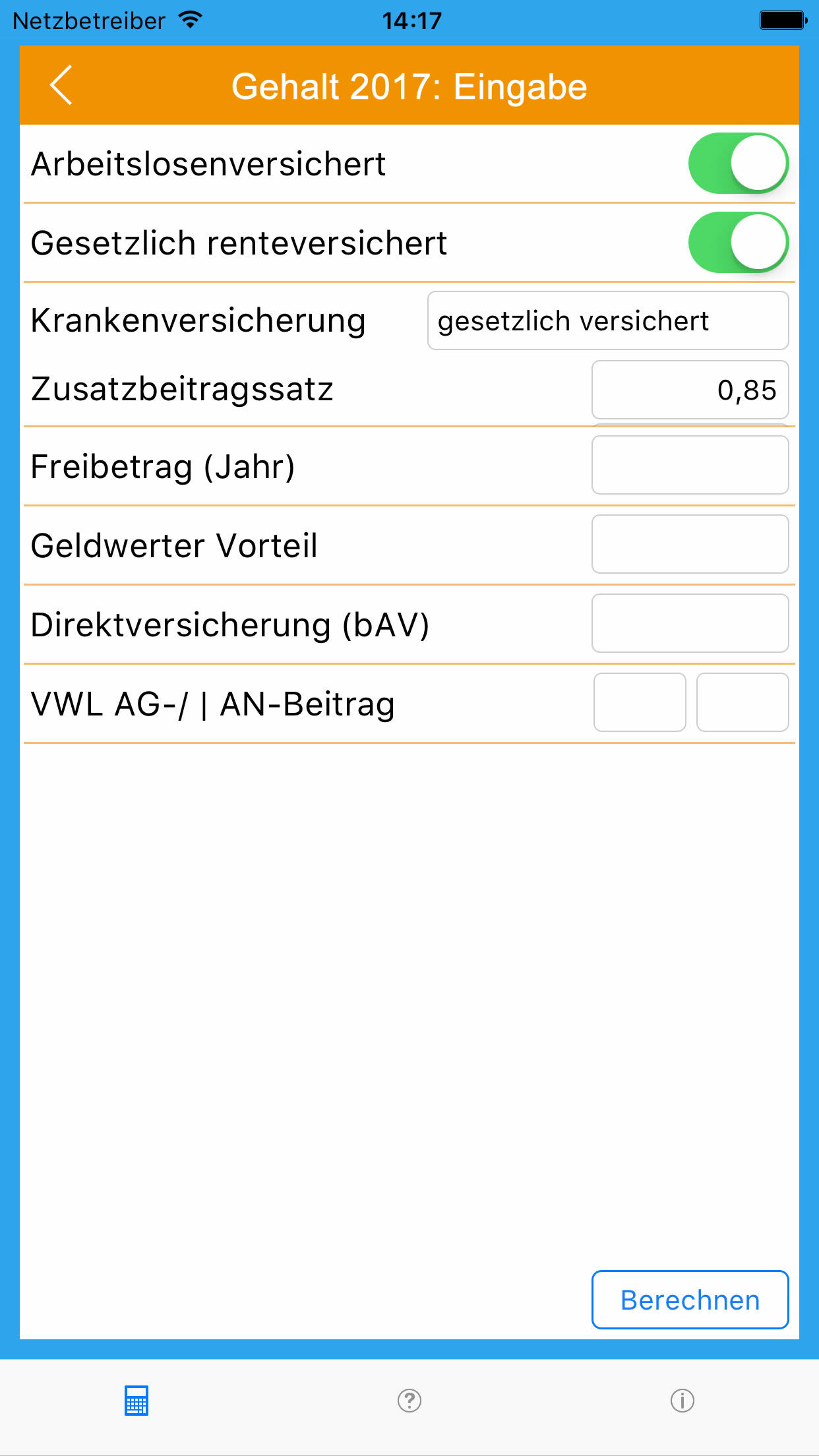 Gehalt 2017 screenshot 3