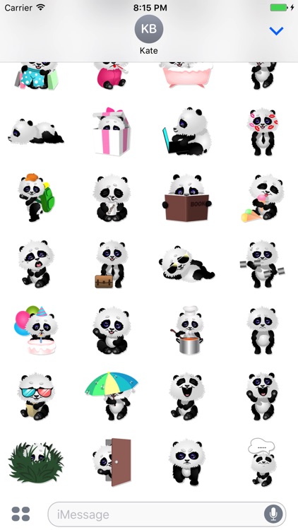 Panda Baby Stickers screenshot-3