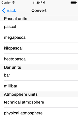 Pressure converter professional screenshot 2