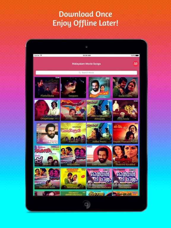 Screenshot #5 pour 1000 Top Malayalam Movie Songs