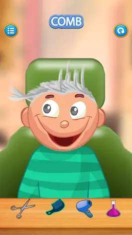 Game screenshot Child game / silver hair cut hack