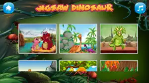 dinosaur jigsaw learning games for kids screenshot #2 for iPhone