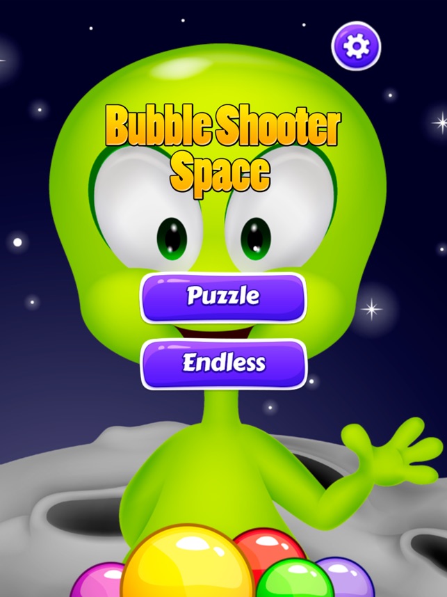 Space outlet bubble shooter