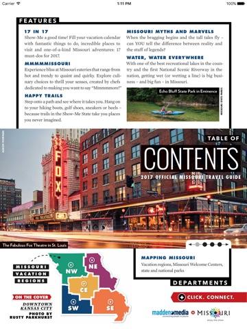 Missouri Official Travel Guide screenshot 2