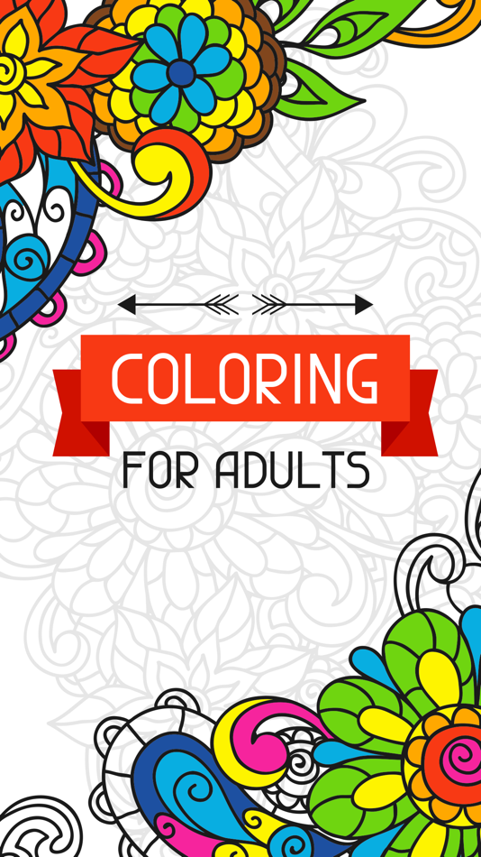 Adult Coloring Book - Free Mandala Color Therapy & - 2.0 - (iOS)