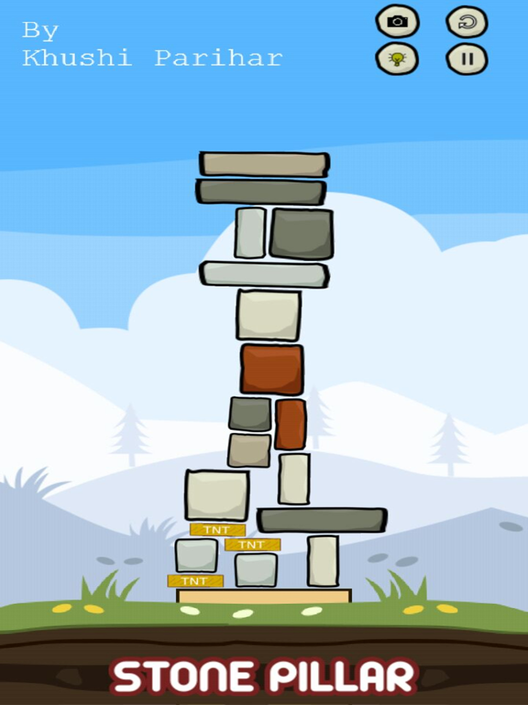 A Stone Pillar : Stack Tower