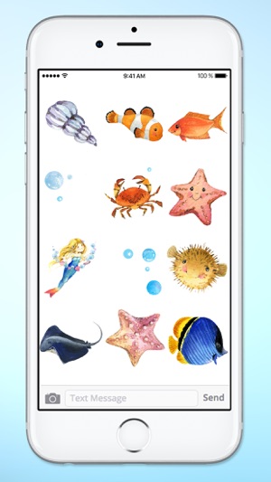 Aquarium Visit Fish and Sea Life Sticker Pack(圖4)-速報App