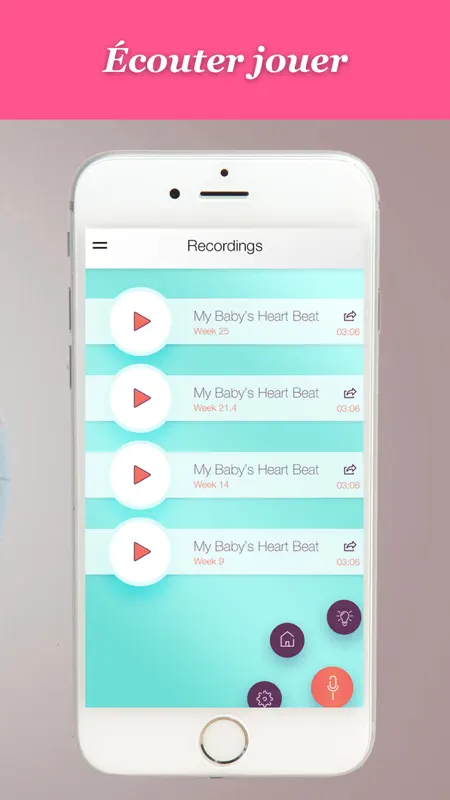 my pregnancy beats - prenatal listener screenshot 2 of 5