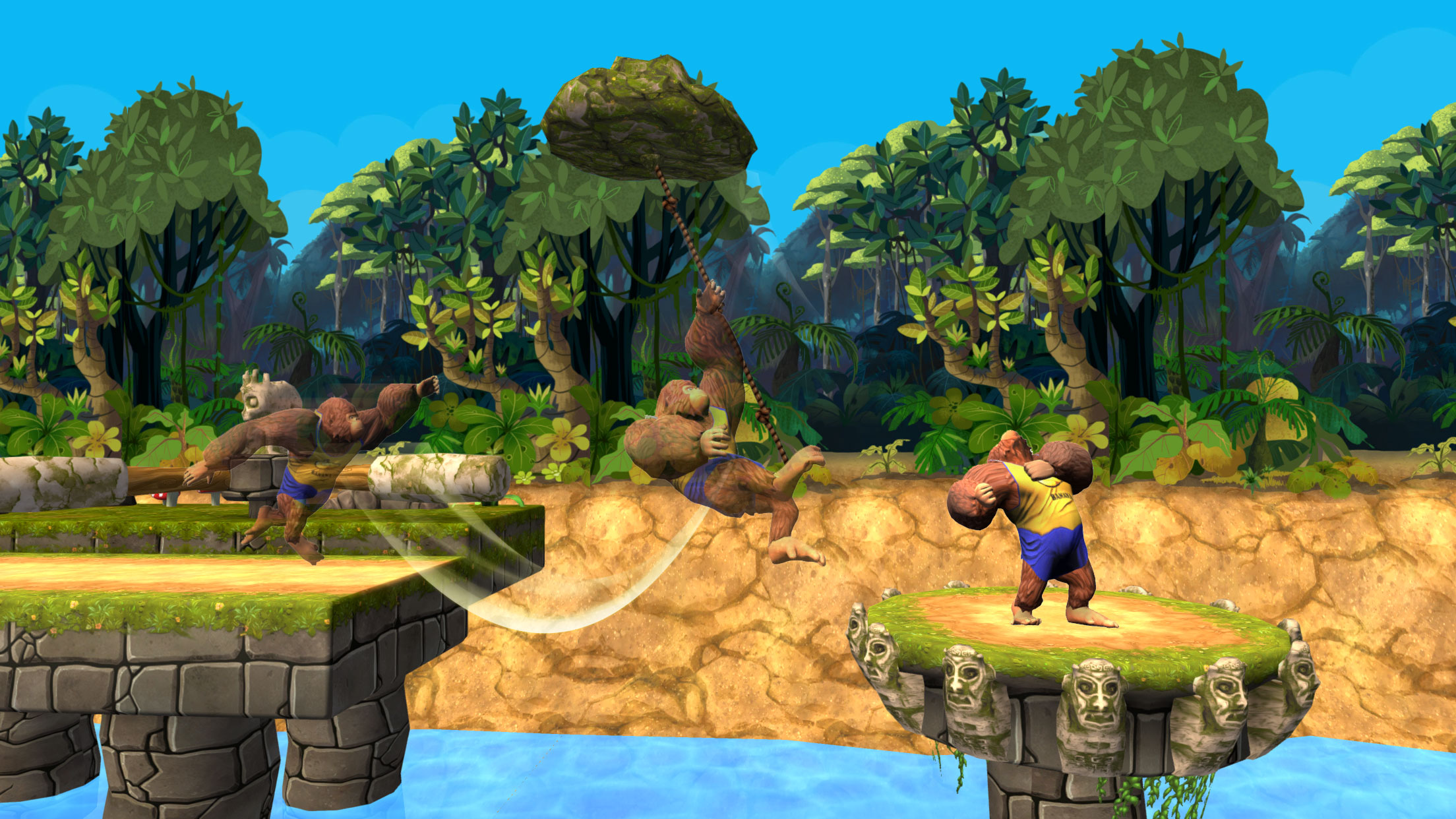 Monkey Stunt Run screenshot 3