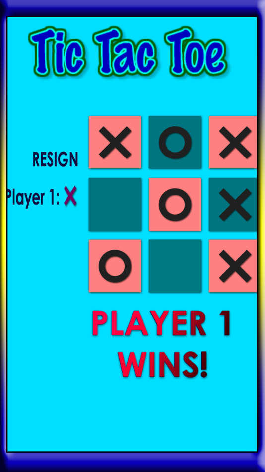 #5. Tic Tac Toe Brain game - 3 in a row 2017 (iOS) Podle: Ayesha Yasser