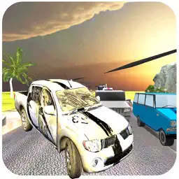 Monster Jeep City Traffic  Speed Race 2017 app icon