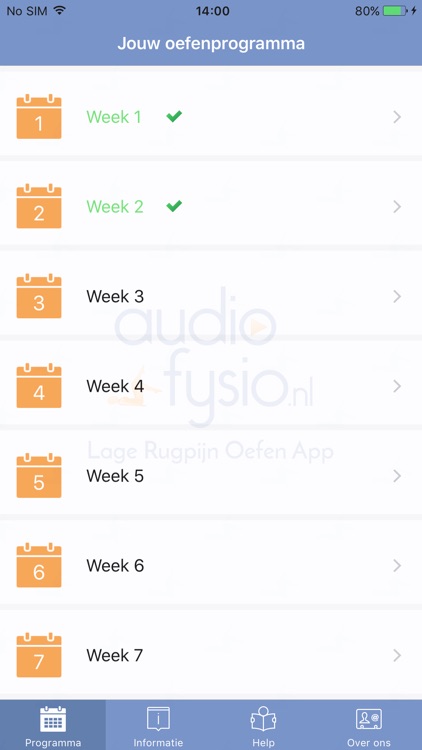 Lage Rugpijn Oefen App screenshot-3