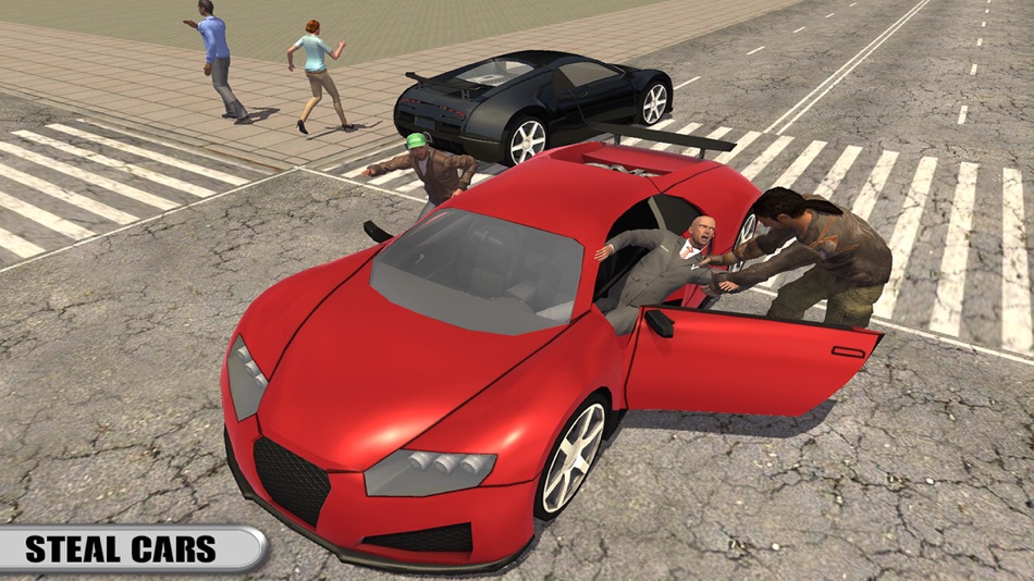 Real Gangster Crime Simulator 3D: Escape City Cops - 1.1 - (iOS)