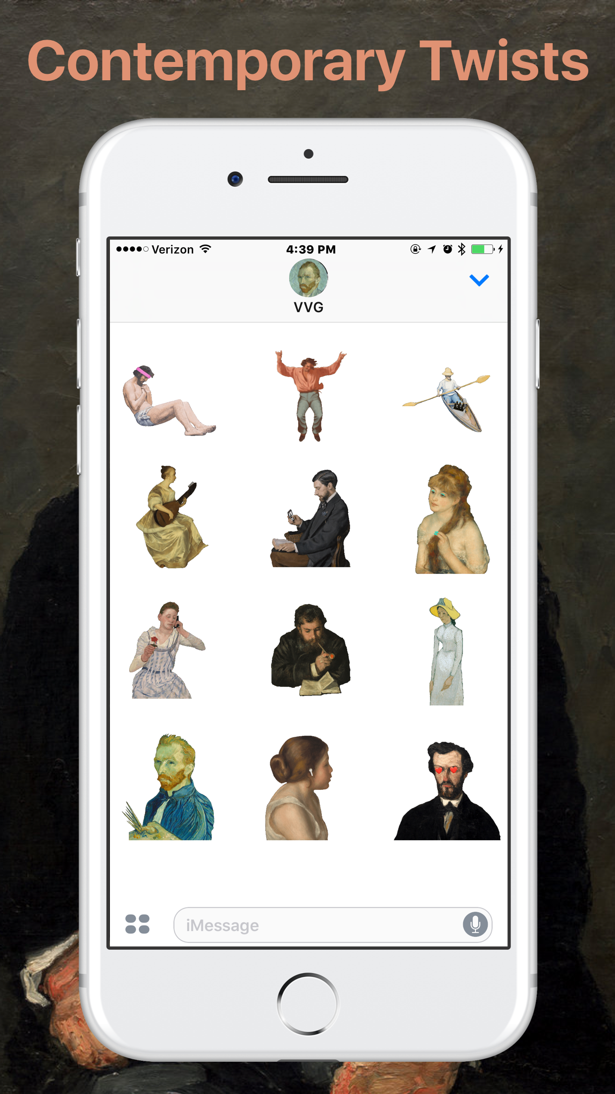 Classic Painting Stickers screenshot 3