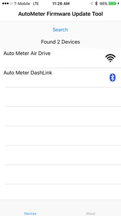 AutoMeter Firmware Update Tool iPhone image 1