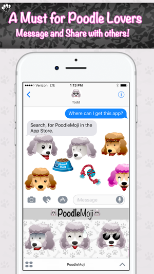 PoodleMoji - Poodle Lovers Emojis and Stickers(圖4)-速報App